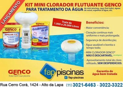 Produtos para Piscina Genco Jaraguá - Produto para Clarear água de Piscina
