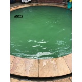 limpeza de piscina água esverdeada Mooca